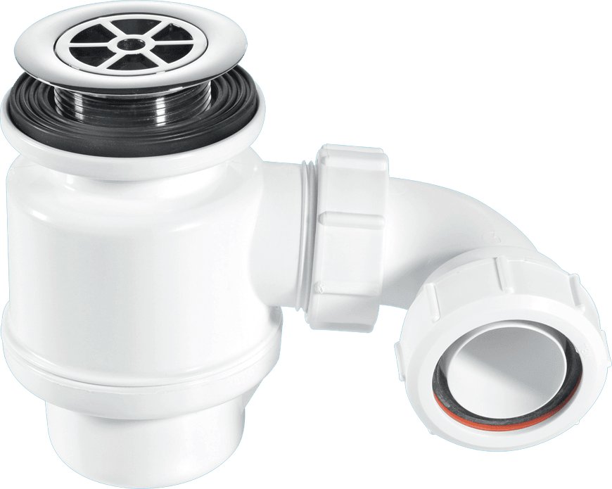 McAlpine shower trap 70mm x 50mm chrome STW4R