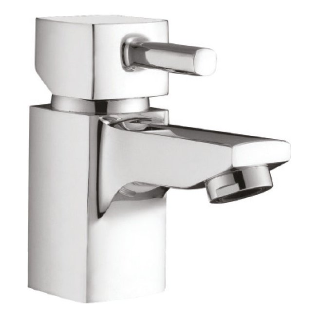 Mini Mono Basin Mixer with Push Waste