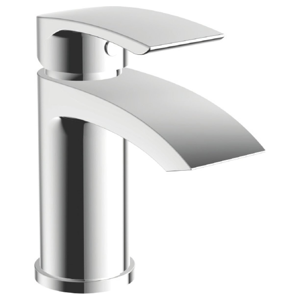 MOQ Belini Mono Basin Mixer with Push Waste