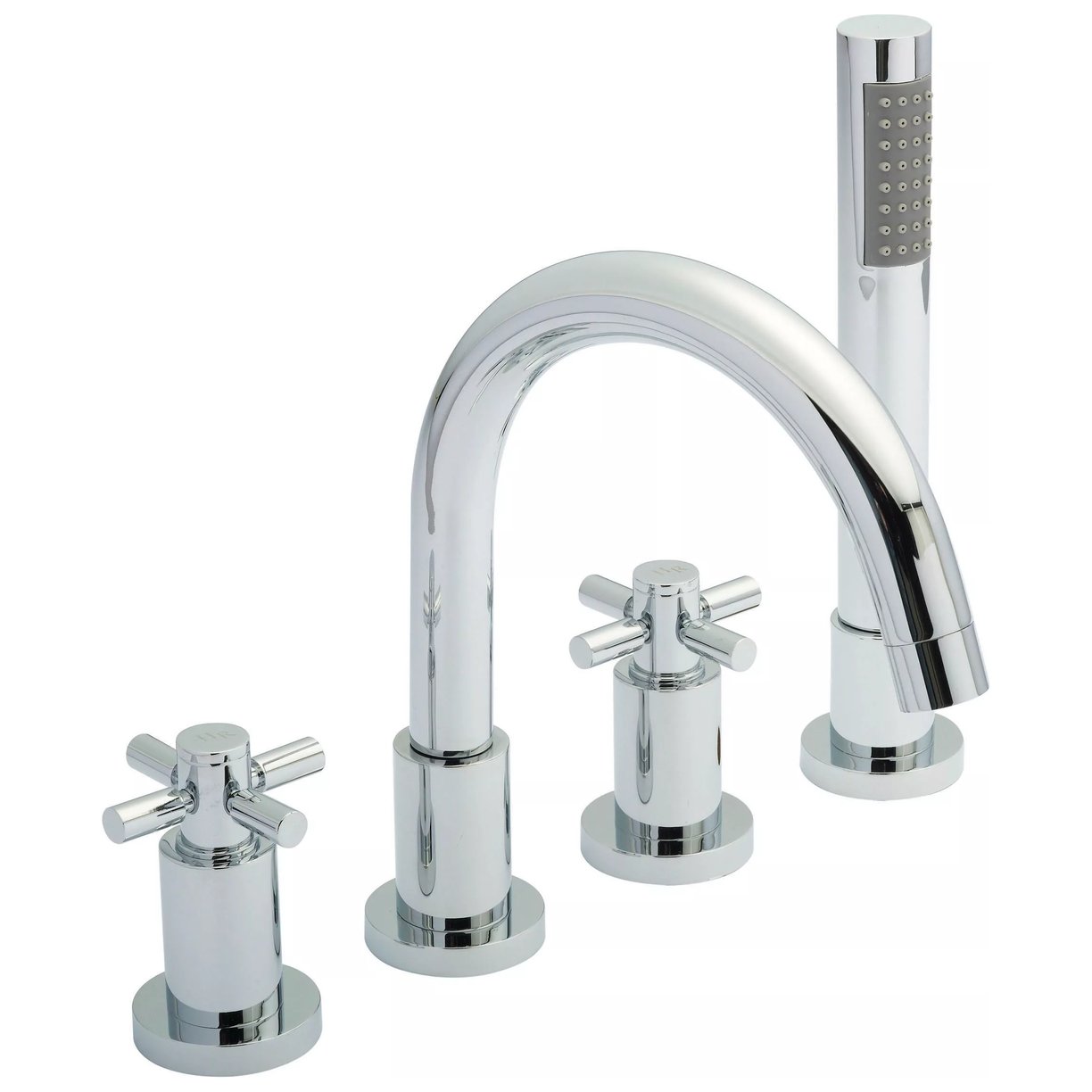 Tec 4 Tap Hole Bath Mixer - Chrome