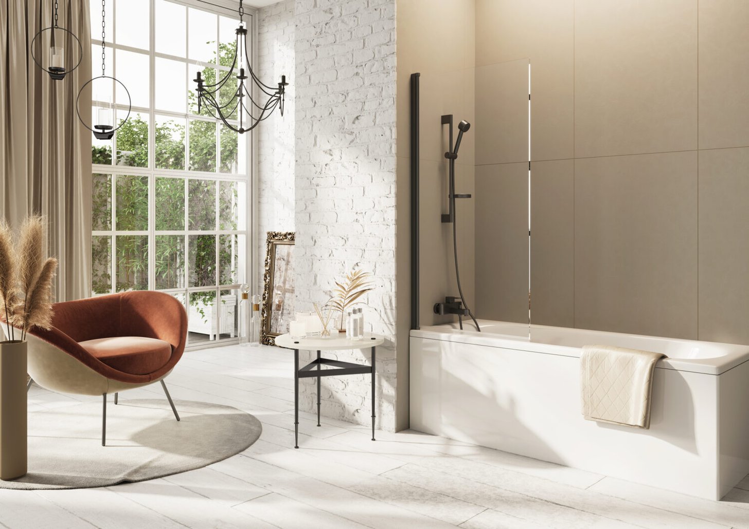 Thalia 8mm Single Panel Gun Metal