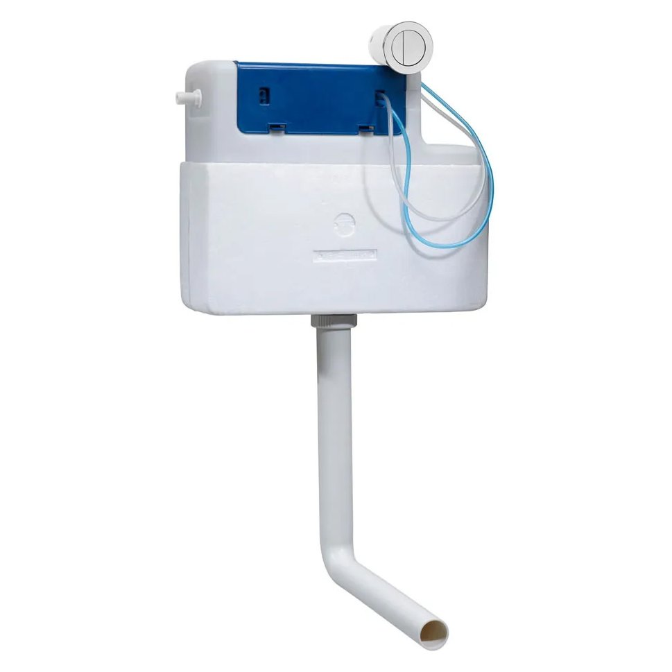 Cascade Side Entry Slimline Concealed Dual Flush Cistern