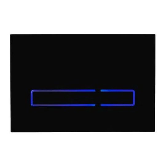 In-Wall Contactless Sensor Flush Plate - Black