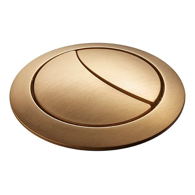 48mm Replacement Button - Brushed Brass