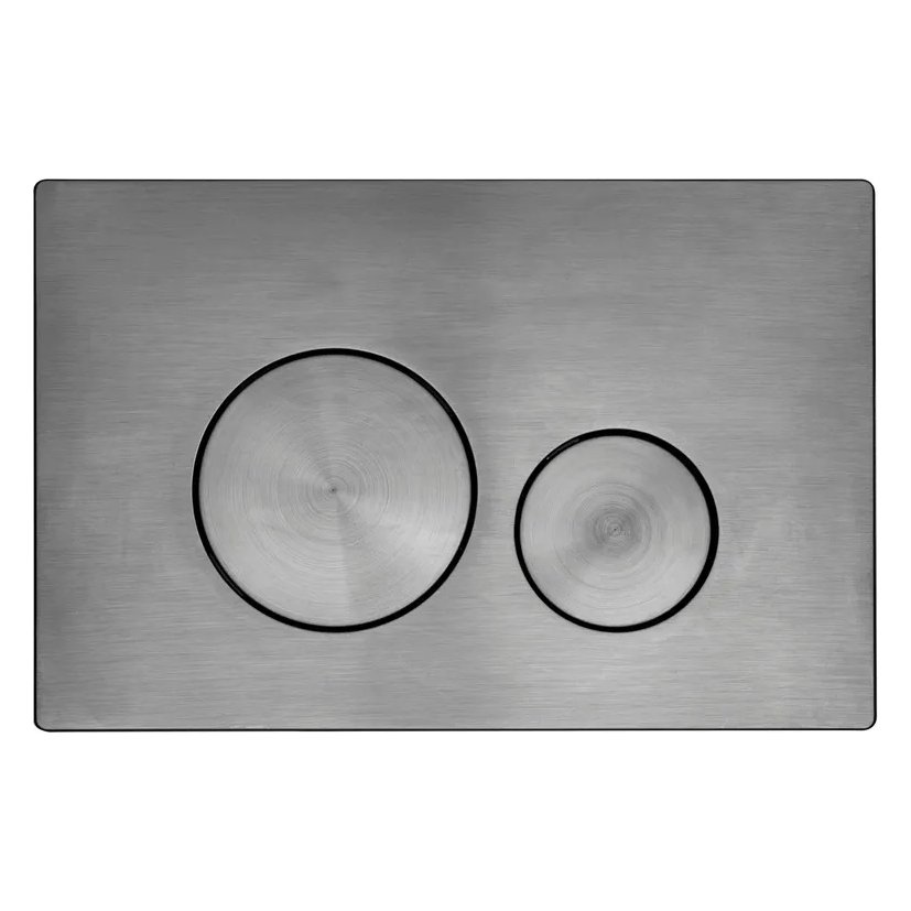 Circle Flush Plate - Gunmetal