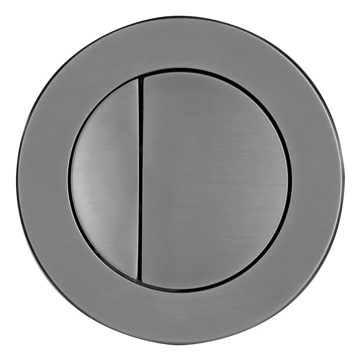 Round Flush Button - Gunmetal