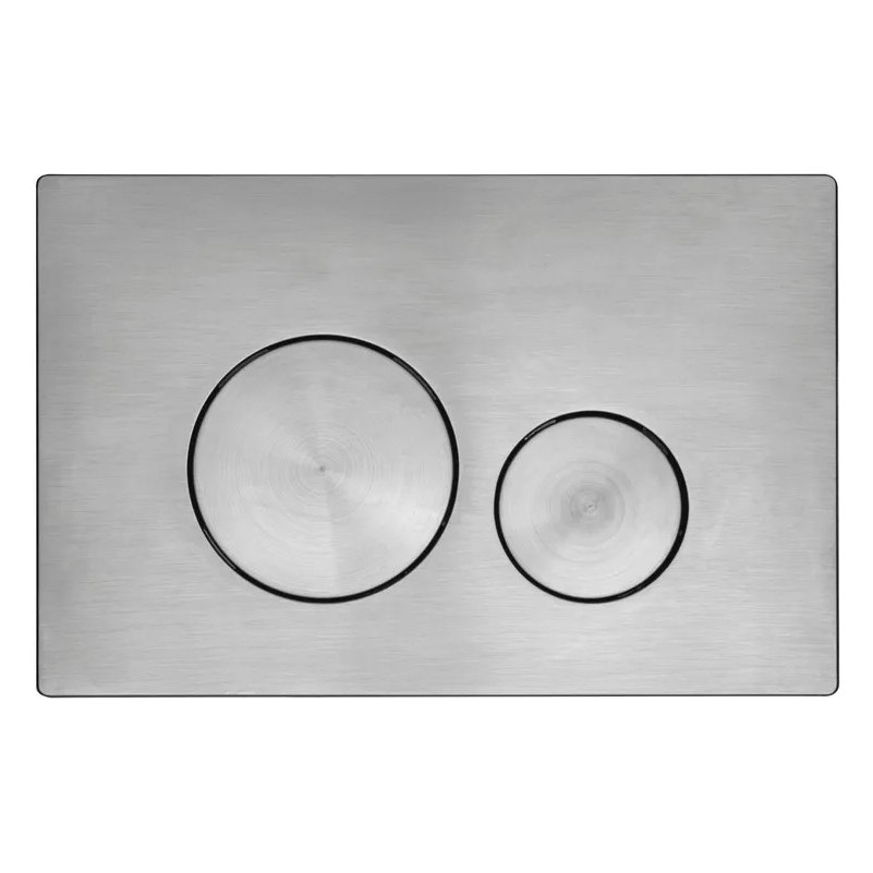 Circle Flush Plate - Brushed Nickel