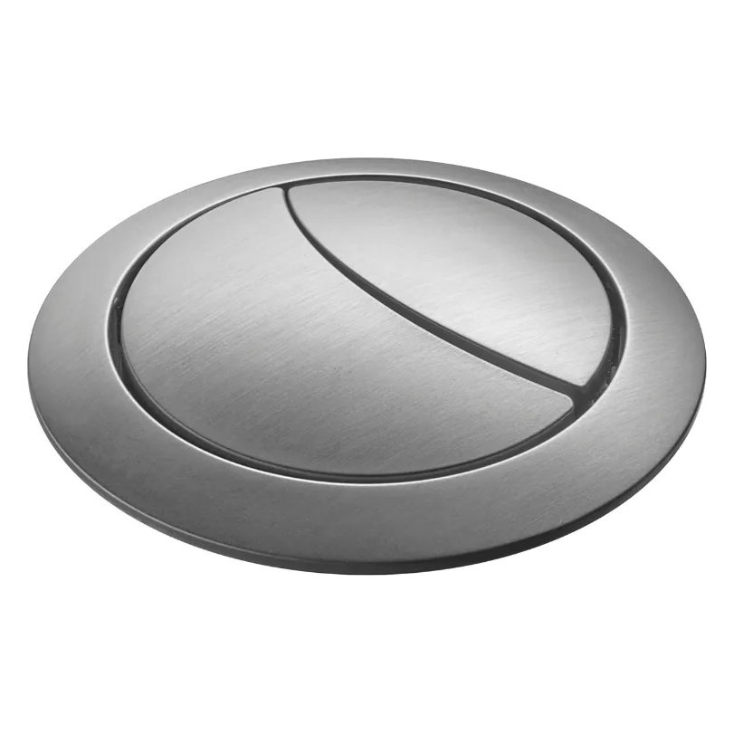 Replacement Flush Button D48mm - Brushed Nickel