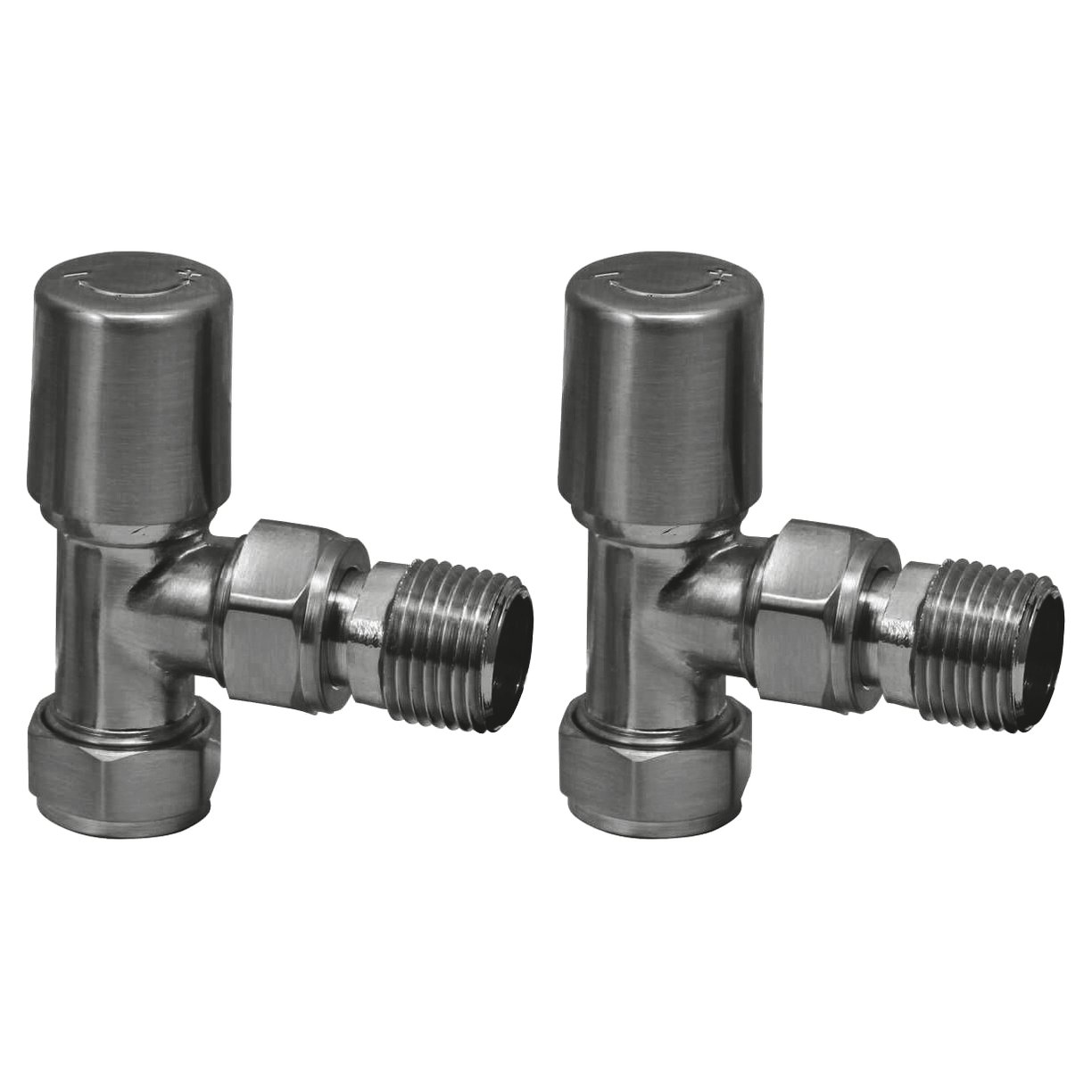Gunmetal Radiator Valve Angled 15mm (Pair)