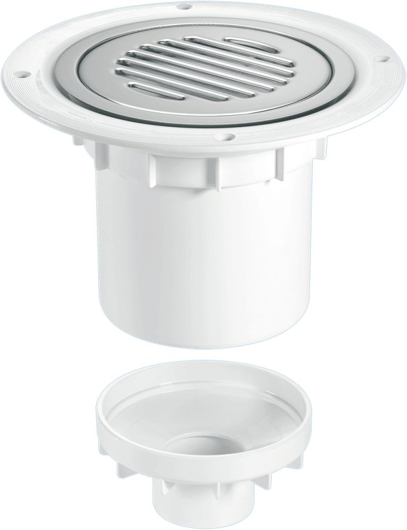 McAlpine 75mm Gully S/Steel Cover-Vert 110mm 2"