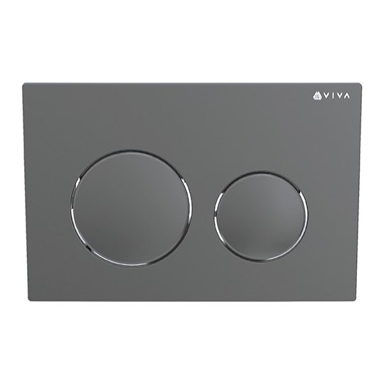 Skylo Ultra11 Matt Chrome Dual Flush Plate