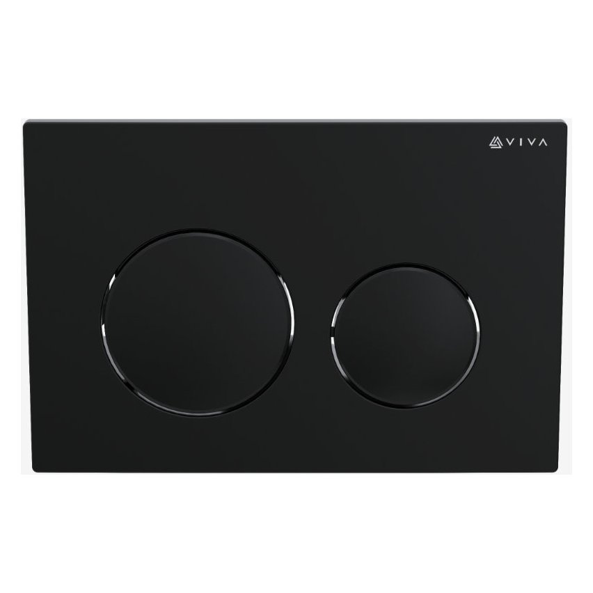 Skylo Ultra12 Matt Black Dual Flush Plate