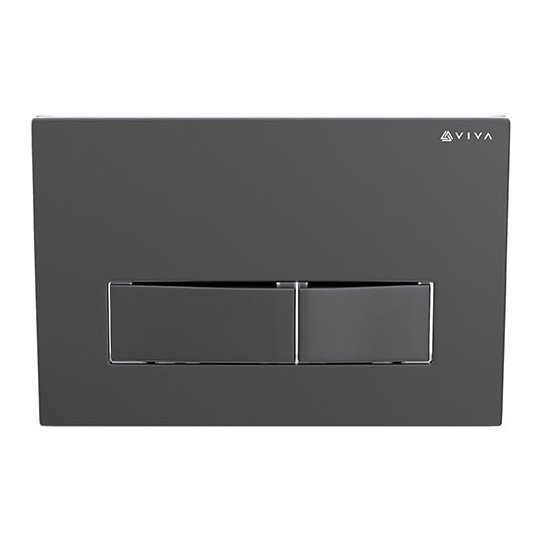 Skylo Ultra21 Matt Chrome Dual Flush Plate
