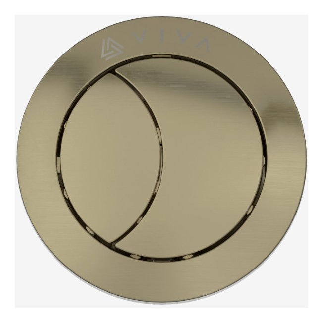 Uni Button Brushed Brass