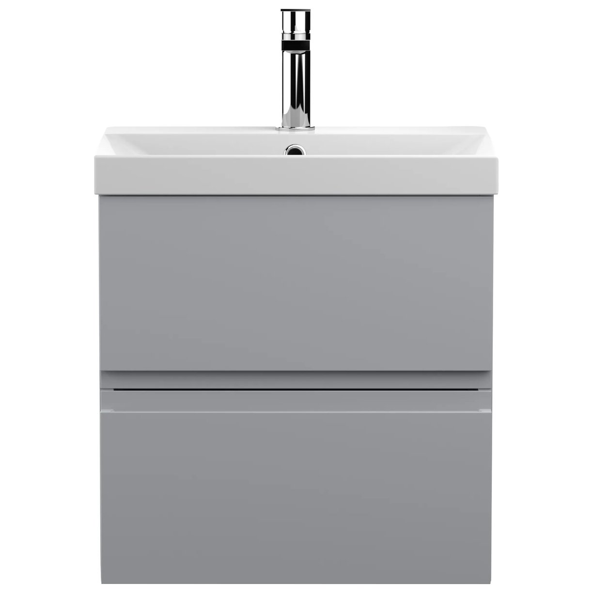 500 W/H 2-Drawer Unit & Basin 3 - Satin Grey