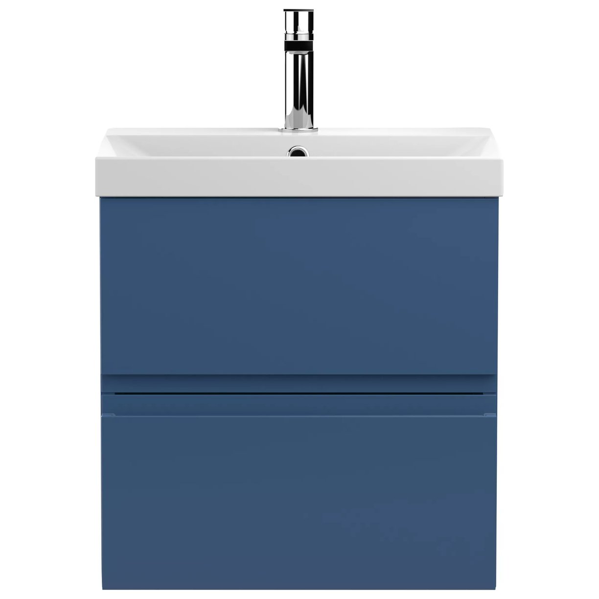 500 W/H 2-Drawer Unit & Basin 3 - Satin Blue