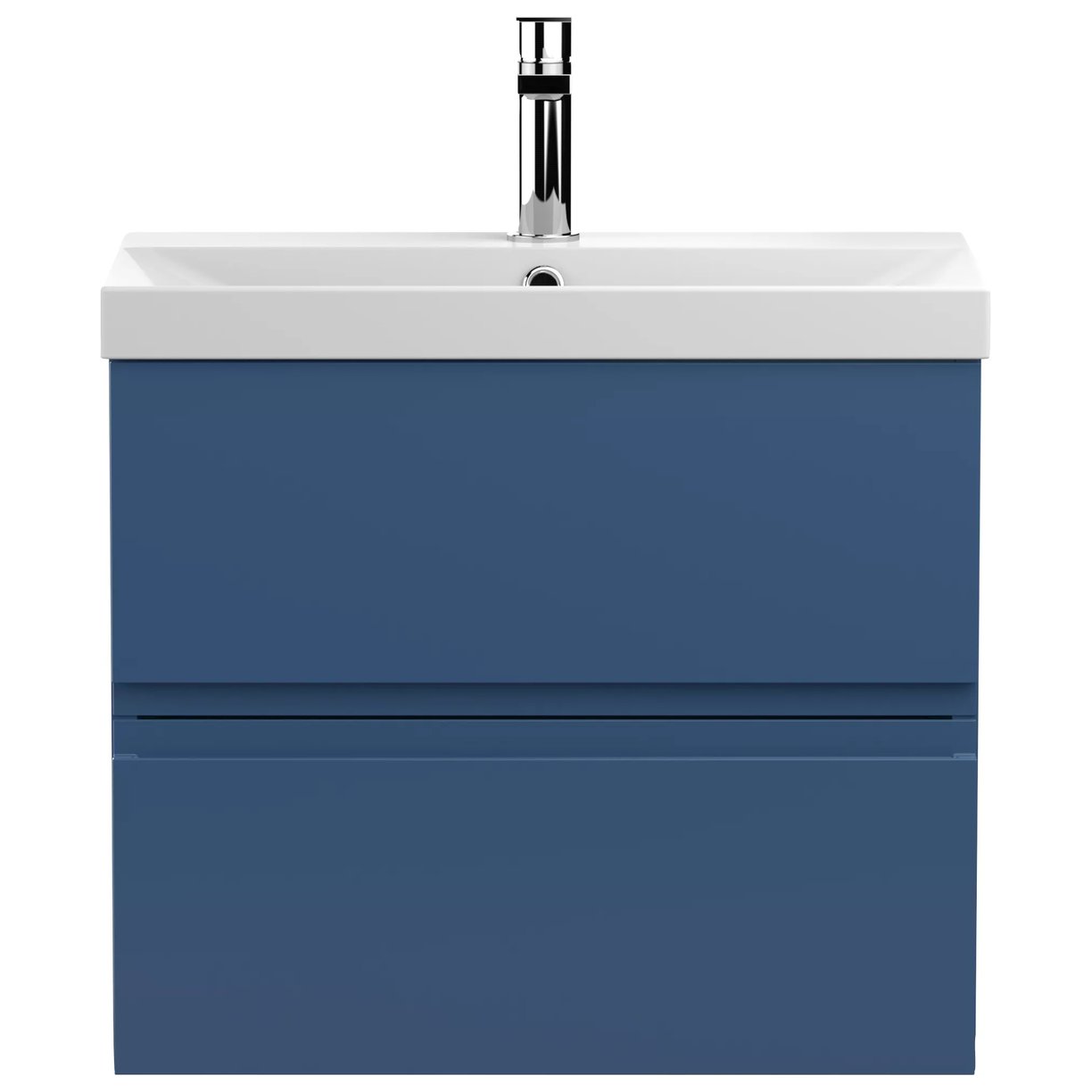 600 W/H 2-Drawer Unit & Basin 3 - Satin Blue