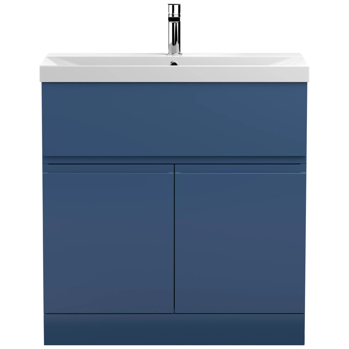 800 F/S 2-Door Unit & Basin 3 - Satin Blue