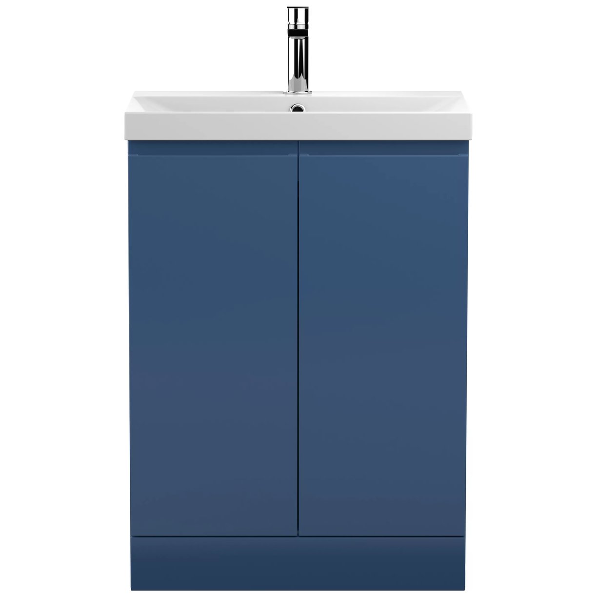 600 F/S 2-Door Unit & Basin 3 - Satin Blue