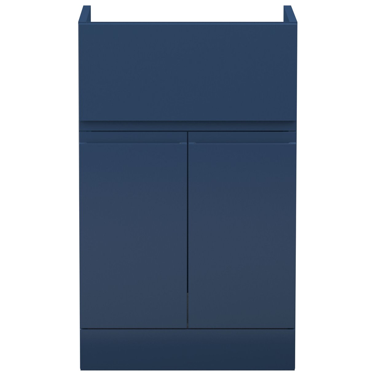 500 F/S 2-Door/Drawer Unit - Satin Blue