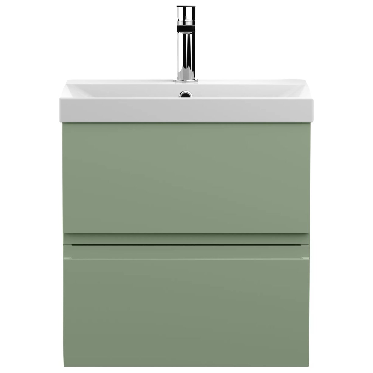 500 W/H 2-Drawer Unit & Basin 3 - Satin Green