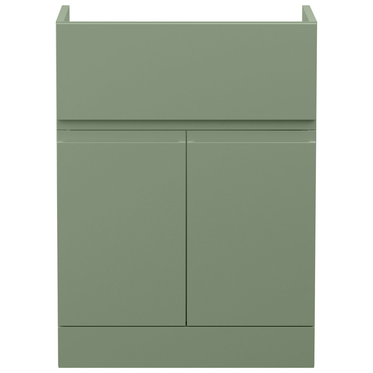 600 F/S 2-Door/Drawer Unit - Satin Green