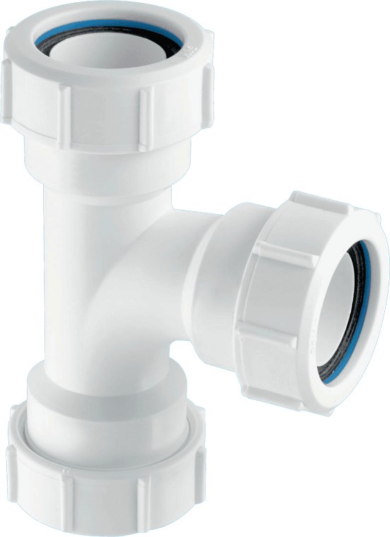 McAlpine m/fit swept tee 2" V15M