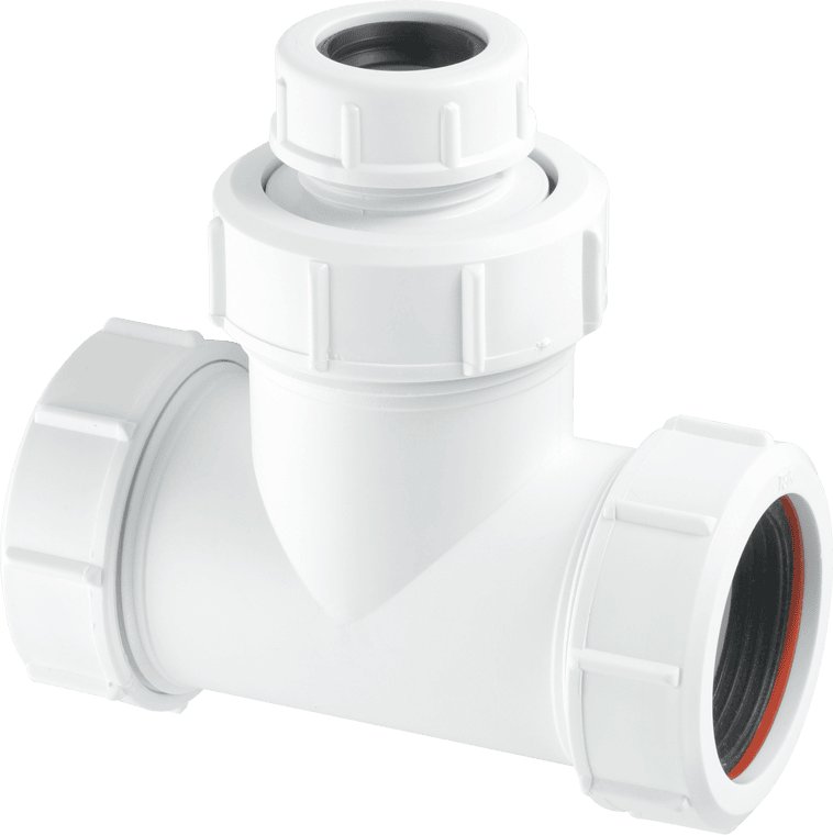 McAlpine slip tee 1.1/2"x 19/23mm VIMXCO