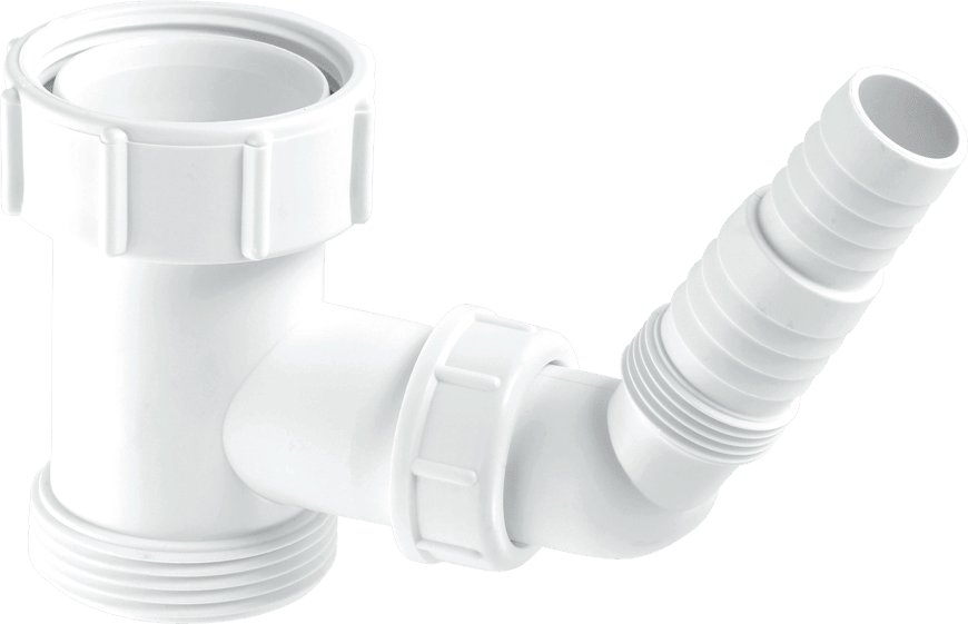 McAlpine swept tee + angle nozzle 1.1/2" V33S