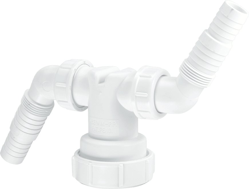 McAlpine twin connector for s/pipe V33WM
