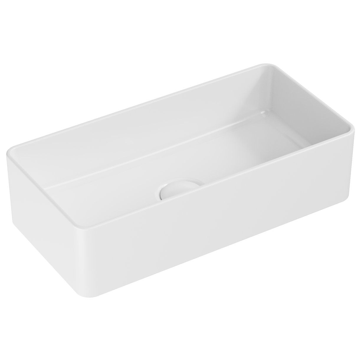 Countertop Basin 460 x 230 x 120mm Gloss White