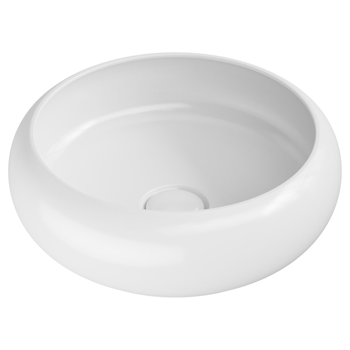 Countertop Basin 360 x 360 x 120mm Gloss White