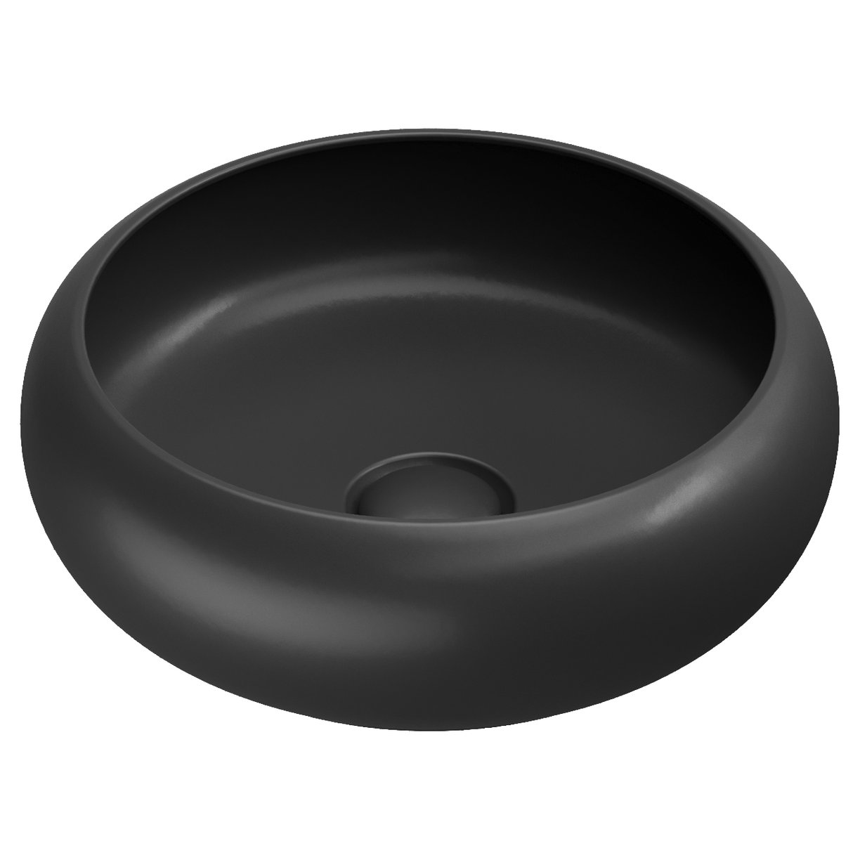 Countertop Basin 360 x 360 x 120mm Matt Black