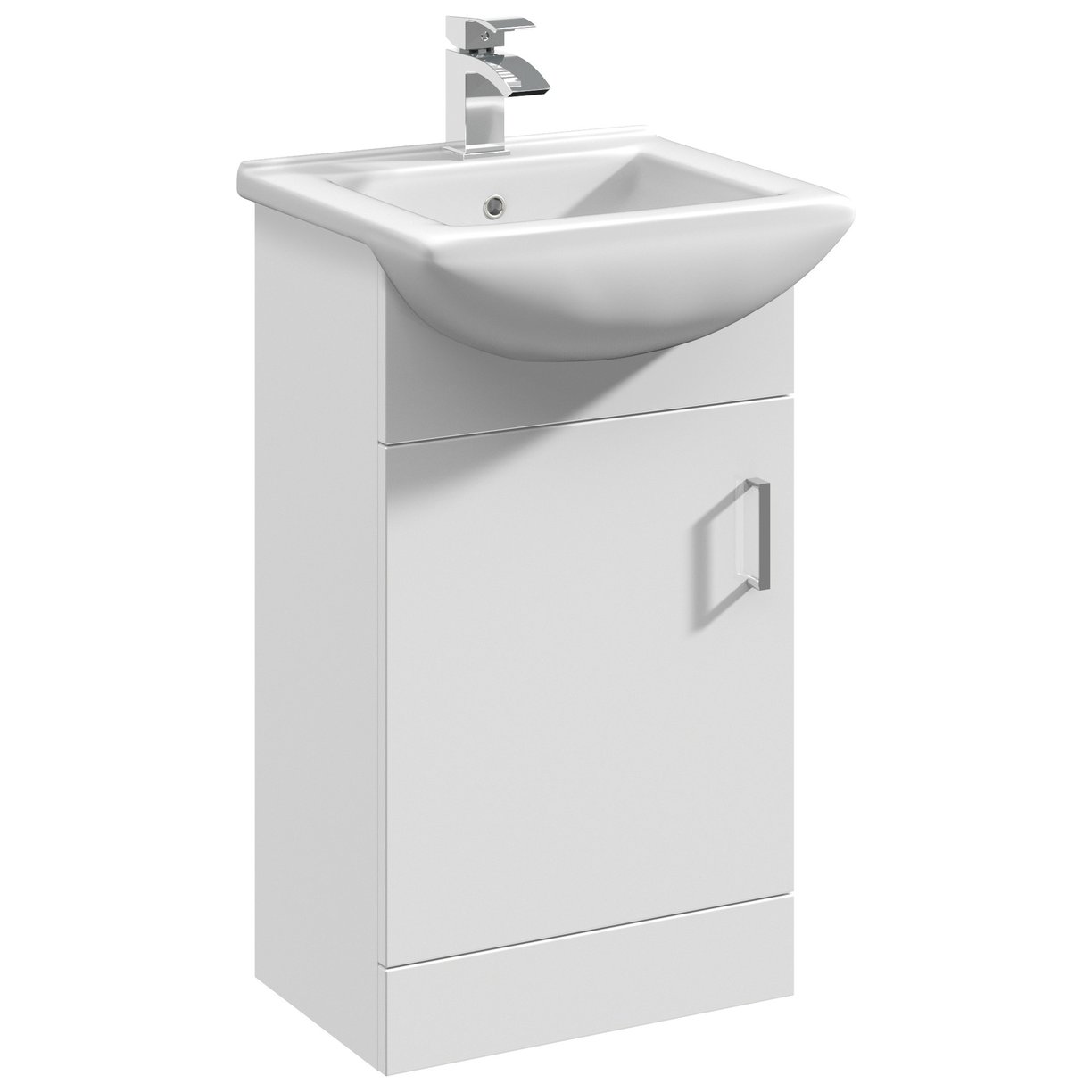 Mayford 450mm Basin & Cabinet - White Gloss