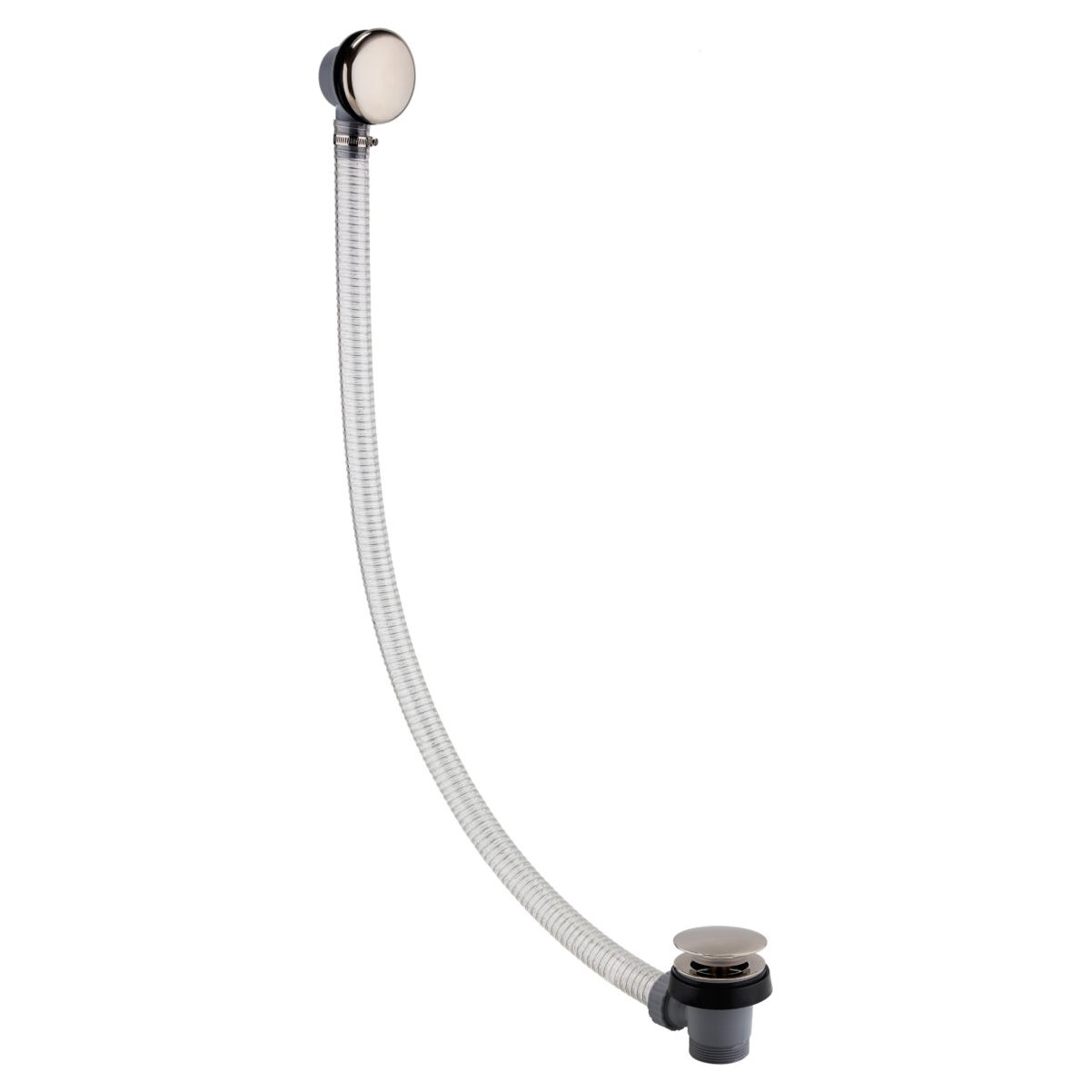 Easy Clean Bath Waste Brushed Nickel