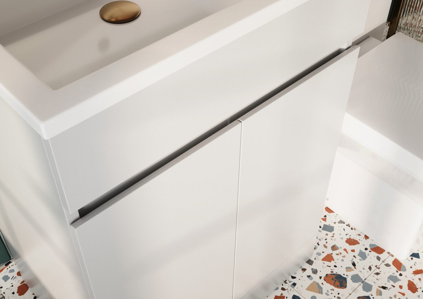 Waterguard 500mm WC Unit G White