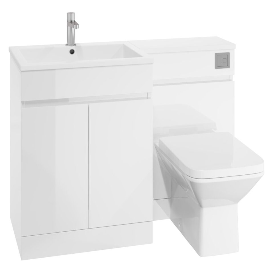Waterguard 1100 L-Shape Combination Unit (Left Hand Basin Option)