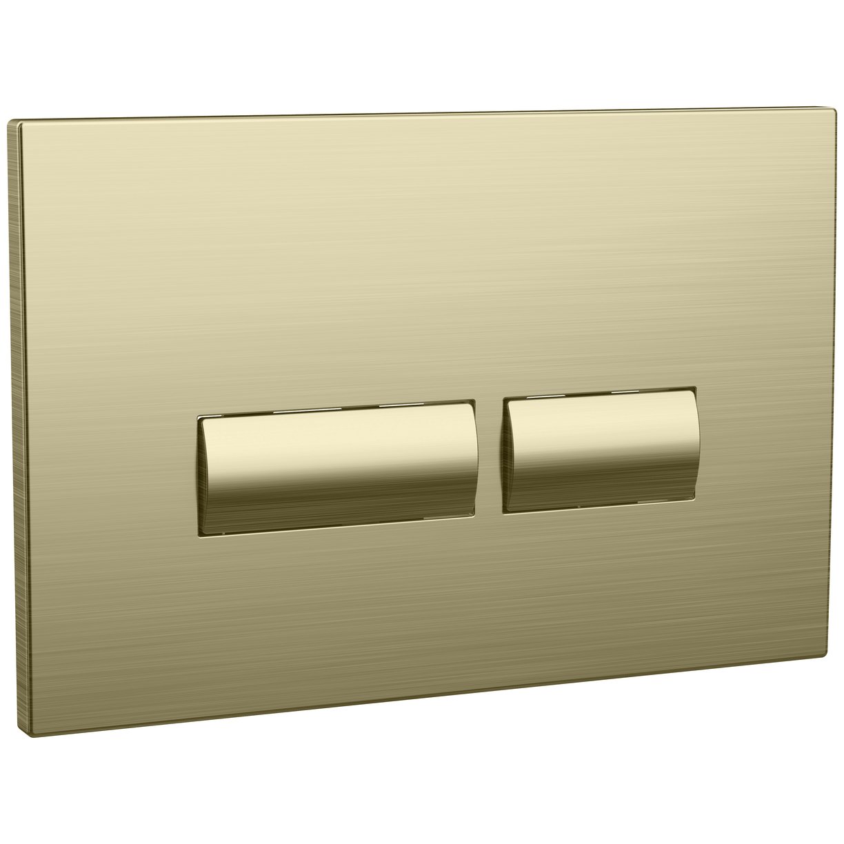 MOQ Square Button Brushed Brass