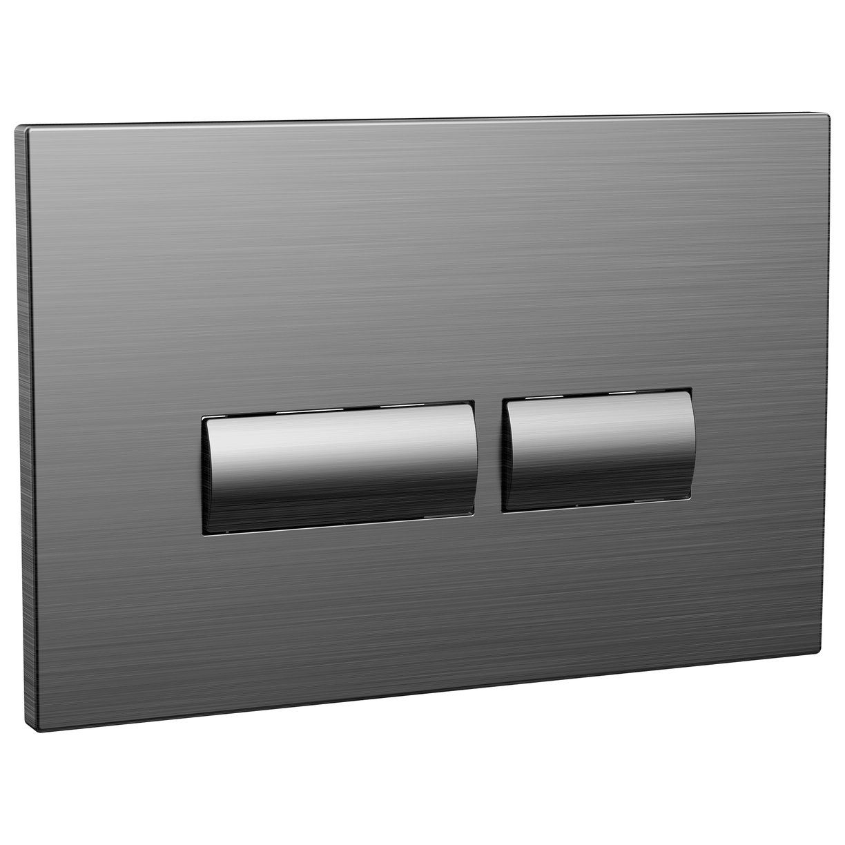 MOQ Square Button Gunmetal
