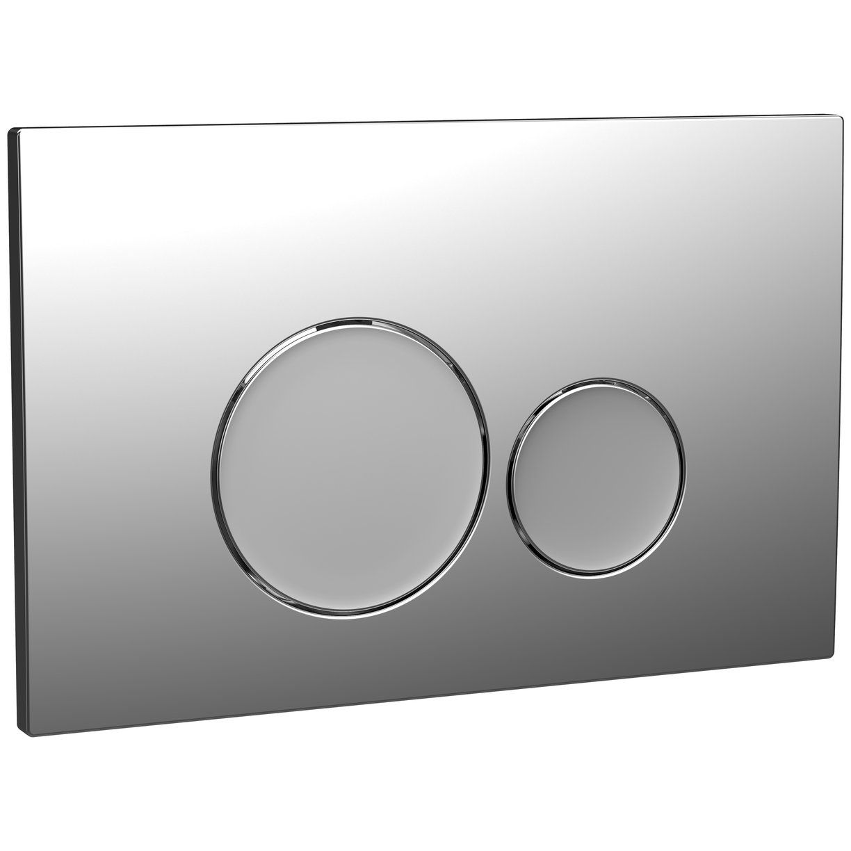 MOQ Round Button Chrome