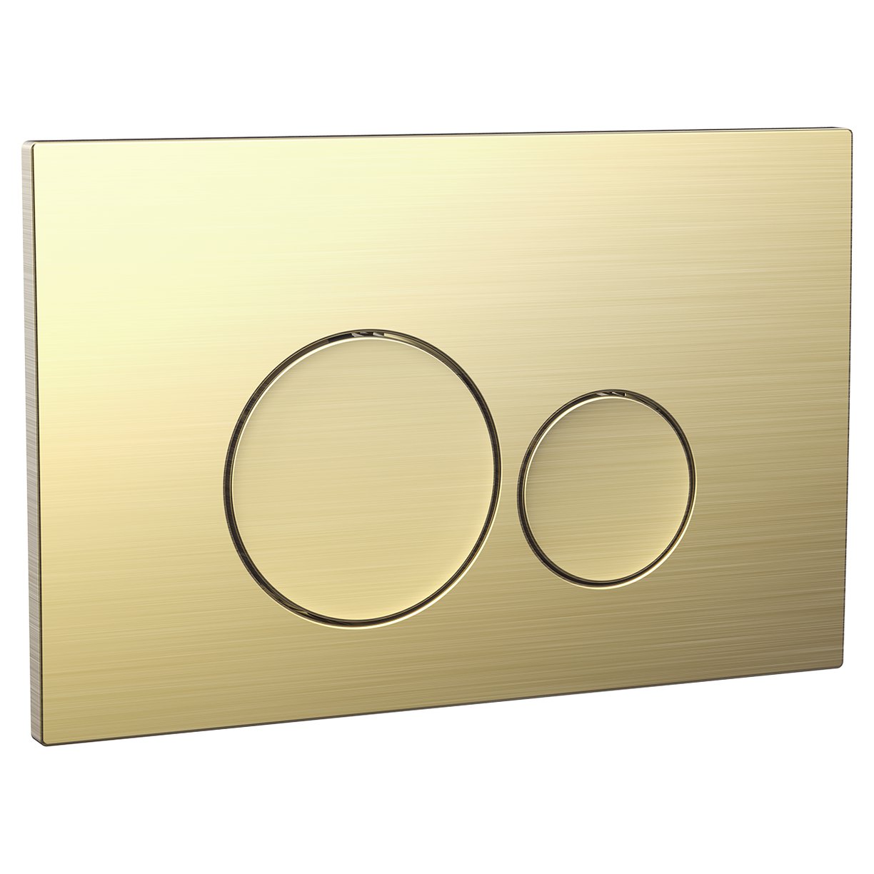 MOQ Round Button Brushed Brass
