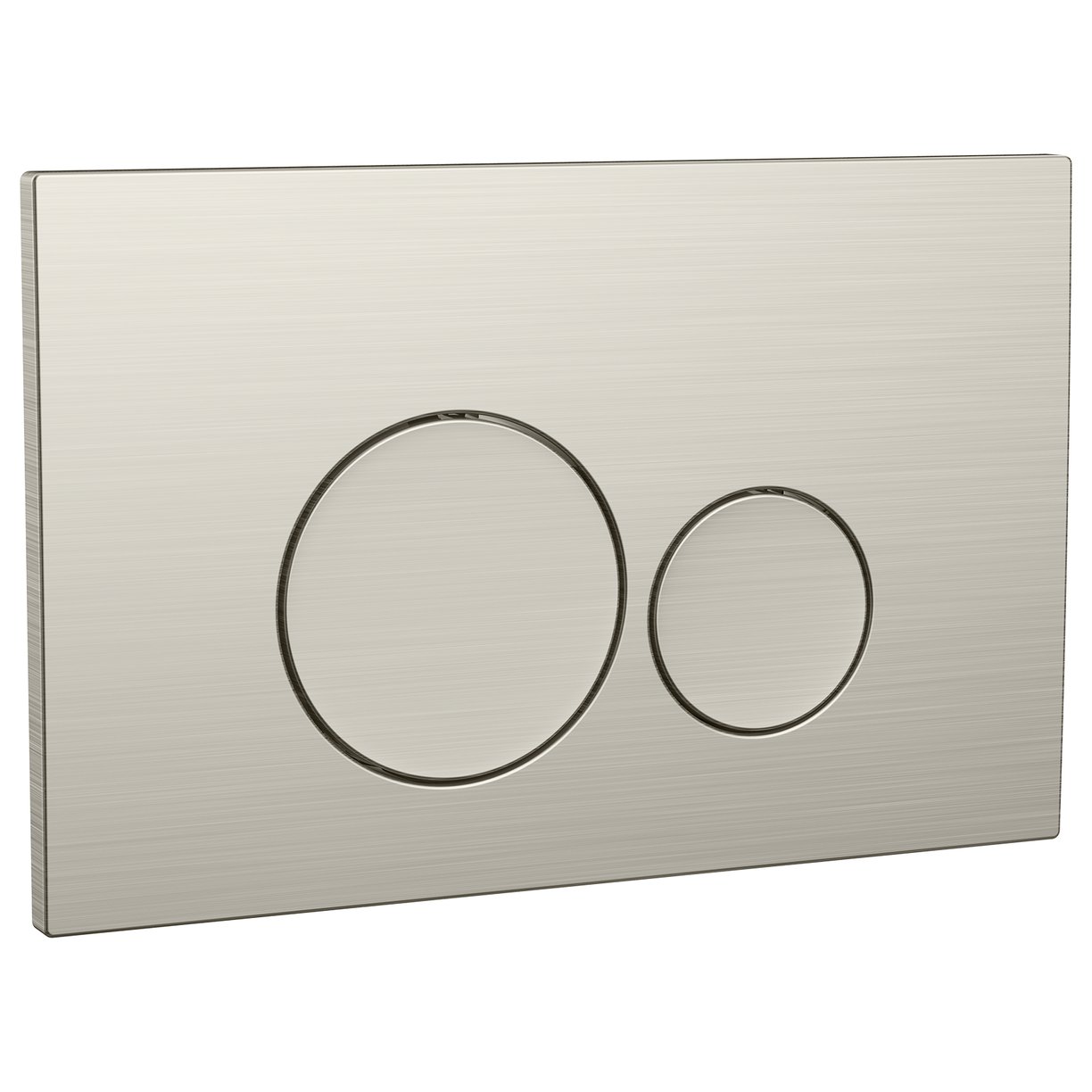 Round Button Brushed Nickel