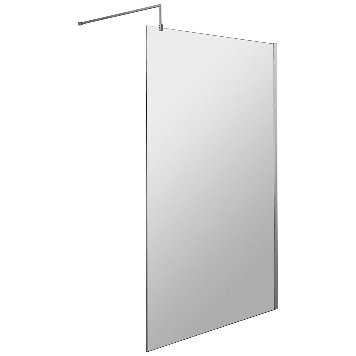 Wetroom 1850x8 1200mm Wetroom Screen & Support Bar