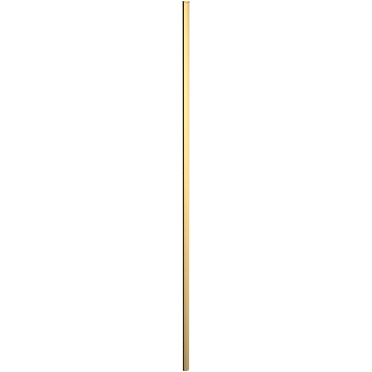 Profile Wetroom Wall Channel 1850mm Brass