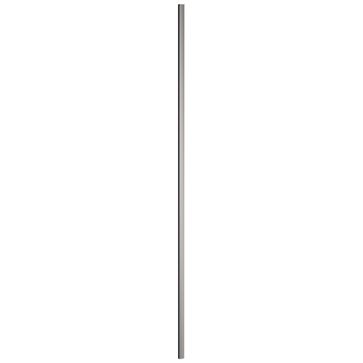 1850mm Wetroom Wall Channel Pewter - Brushed Pewter