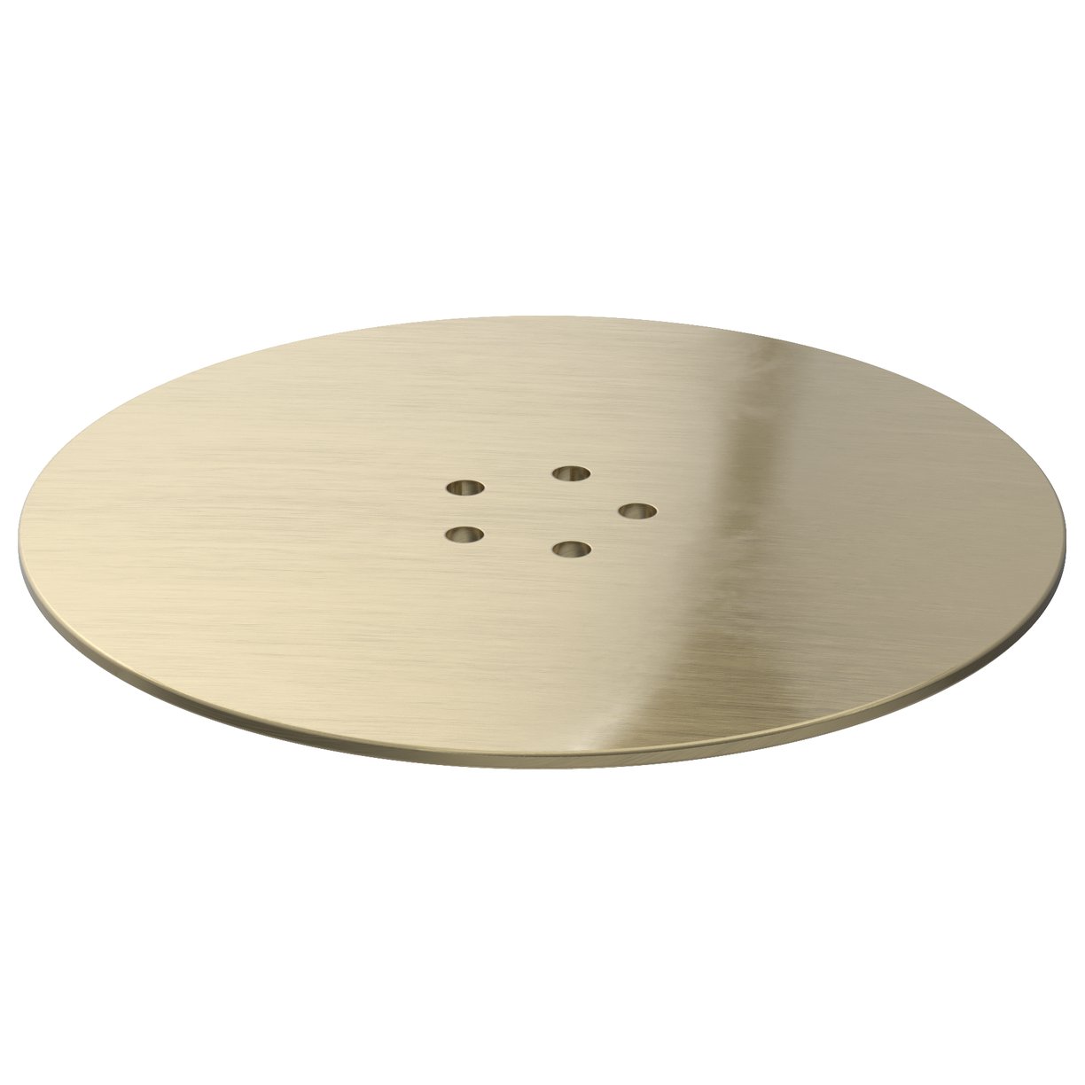 Brushed Brass Metal Shower Trap Dome