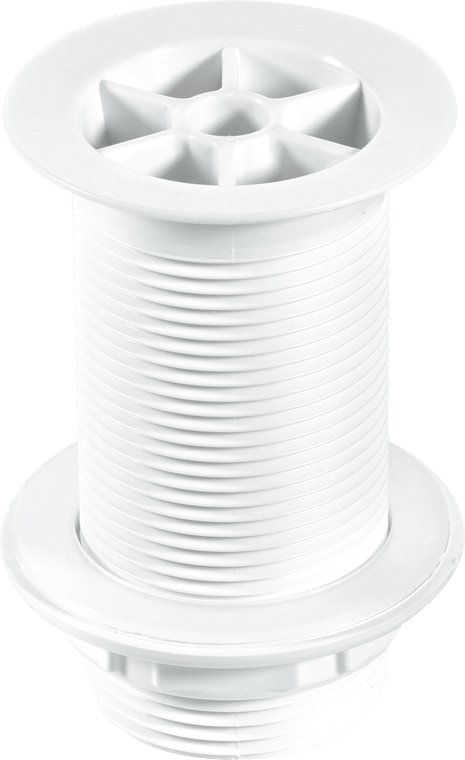 McAlpine 1 1/4" Flush Flange Urinal Waste 3 1/2" Tail White