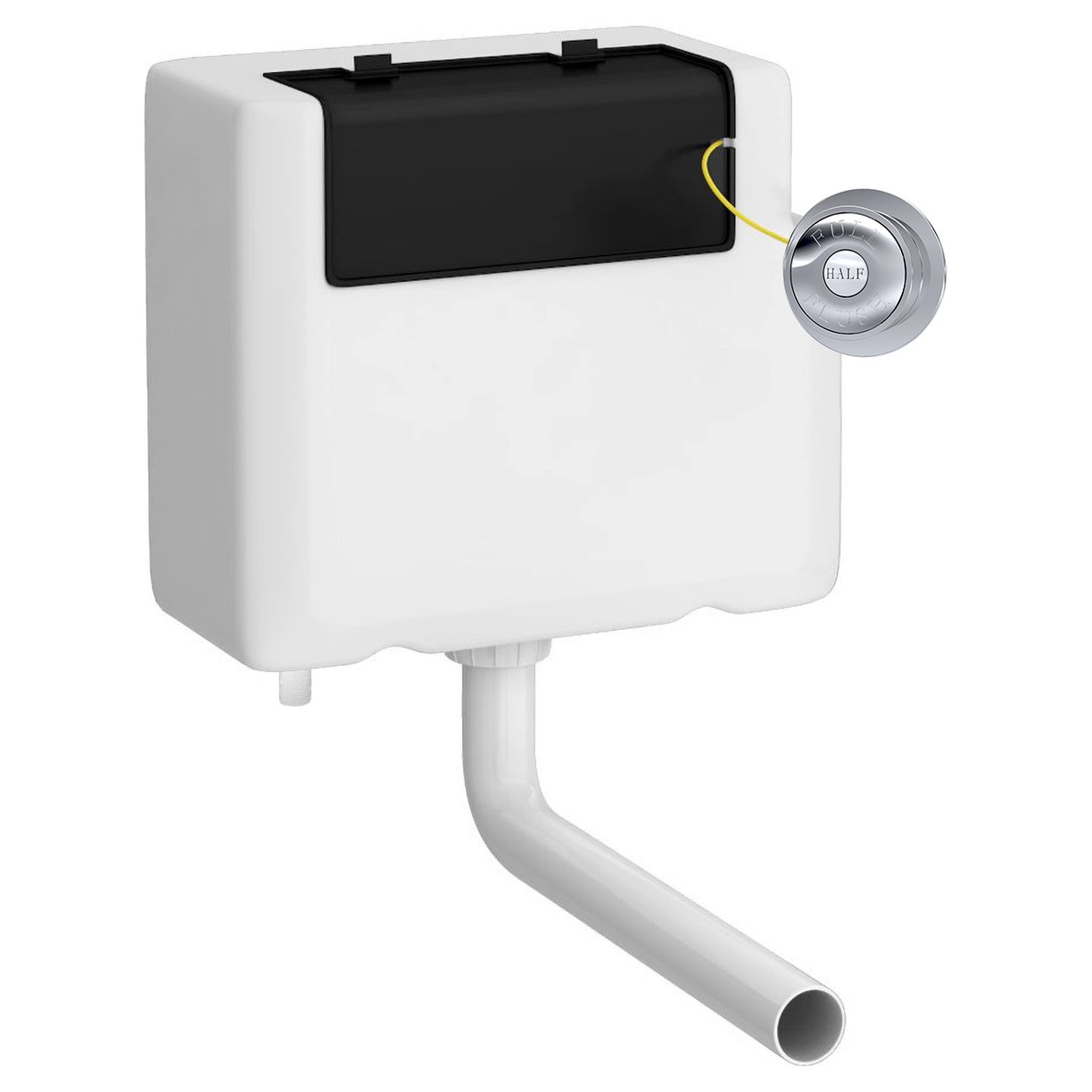 Dual Flush Universal Concealed Cistern - Chrome